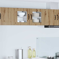 vidaXL Köksskåp med hylla Artisan Ek 40 x 31 x 40 cm Konstruerat trä