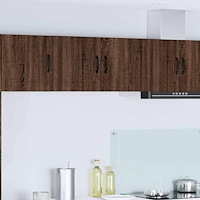 vidaXL Köksskåp med hylla Brun Ek 80 x 31 x 40 cm Konstruerat trä