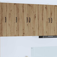 vidaXL Köksskåp 2 pcs Artisan Ek 30 x 31 x 80 cm Konstruerat trä