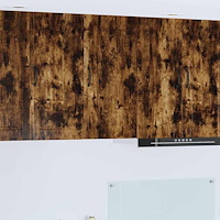 vidaXL Köksskåp med hylla Rökt ek 40 x 31 x 80 cm Konstruerat trä