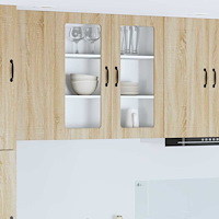 vidaXL Väggskåp för kök Sonoma-ek 80 x 31 x 80 cm Konstruerat trä