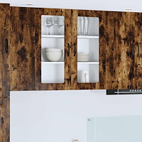 vidaXL Väggskåp för kök Rökt ek 80 x 31 x 80 cm Konstruerat trä