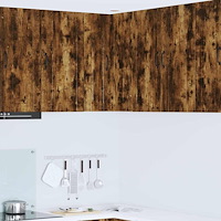 vidaXL Köksskåp med hylla Rökt ek 57 x 57 x 80 cm Konstruerat trä
