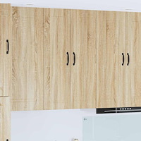 vidaXL Köksskåp med hylla Sonoma-ek 30 x 31 x 100 cm Konstruerat trä