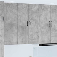 vidaXL Väggskåp för kök Betonggrå 30 x 31 x 100 cm Konstruerat trä