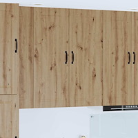 vidaXL Väggskåp för kök Artisan Ek 40 x 31 x 100 cm Konstruerat trä