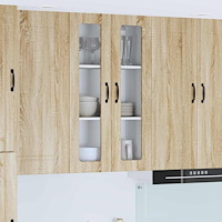 vidaXL Köksskåp med hylla Sonoma-ek 60 x 31 x 100 cm Konstruerat trä