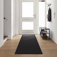 vidaXL Matta-runner Antracit 80 x 500 cm 100% Polypropen