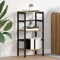 vidaXL Hyllsystem Artisan Ek 40 x 29,5 x 81 cm Konstruerat trä