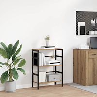 vidaXL Hyllsystem Artisan Ek 60 x 29,5 x 81 cm Konstruerat trä