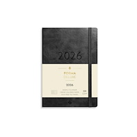 Mayland-Burde A/S A6 Forma Deluxe veckokalender korsformat svart konstläder 20...
