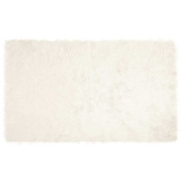 vidaXL Fusk Skinnmatta Tafalla Vit 100 x 200 cm Polyester