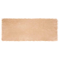 vidaXL Fusk Skinnmatta Tafalla Beige 80 x 200 cm Polyester