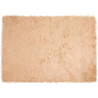 vidaXL Fusk Skinnmatta Tafalla Beige 140 x 200 cm Polyester