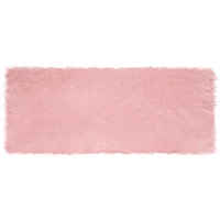 vidaXL Fusk Skinnmatta Tafalla Rosa 80 x 200 cm Polyester
