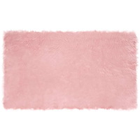 vidaXL Fusk Skinnmatta Tafalla Rosa 100 x 200 cm Polyester