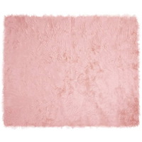 vidaXL Fusk Skinnmatta Tafalla Rosa 200 x 280 cm Polyester