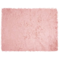 vidaXL Fusk Skinnmatta Tafalla Rosa 240 x 340 cm Polyester