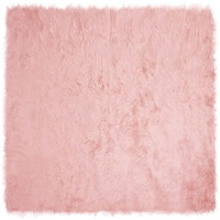 vidaXL Fusk Skinnmatta Tafalla Rosa 200 x 200 cm Polyester