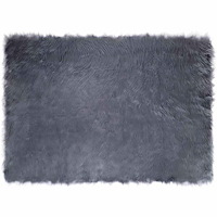 vidaXL Fusk Skinnmatta Tafalla Antracit 120 x 170 cm Polyester