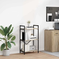 vidaXL Hyllsystem Sonoma-ek 56 x 34 x 96 cm Konstruerat trä