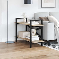 vidaXL Hyllsystem Sonoma-ek 100 x 33,5 x 64 cm Konstruerat trä