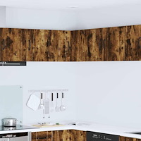 vidaXL Köksskåp med hylla Rökt ek 57 x 57 x 40 cm Konstruerat trä