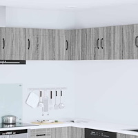 vidaXL Väggskåp för kök Grå Sonoma 57 x 57 x 40 cm Konstruerat trä