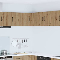 vidaXL Väggskåp för kök Artisan Ek 57 x 57 x 40 cm Konstruerat trä