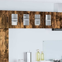 vidaXL Köksskåp med hylla Rökt ek 60 x 31 x 40 cm Konstruerat trä