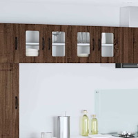 vidaXL Väggskåp för kök Brun Ek 60 x 31 x 40 cm Konstruerat trä