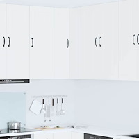 vidaXL Köksskåp med hylla Vit 57 x 57 x 100 cm Konstruerat trä