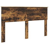 vidaXL Huvudgavel med huvudgavel Rökt ek 150 cm Konstruerat trä