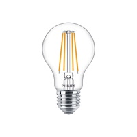 Philips Philips - LED-glödlampa - form: A60 - klar finish - E27 - 8.5 W - varmt vitt ljus - 2700 K