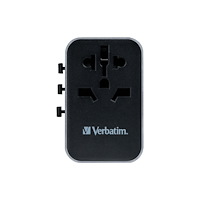 VERBATIM Verbatim UTA-04 strömadapter - universell - 2 x USB-C, 3 x USB typ A - 61 Watt