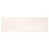 vidaXL Fusk-kaninpälsmatta Olite Vit 80 x 250 cm Polyester