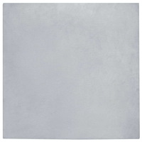 vidaXL Fusk-kaninpälsmatta Olite Grå 120 x 120 cm Polyester