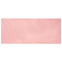 vidaXL Fusk-kaninpälsmatta Olite Rosa 80 x 200 cm Polyester