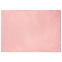 vidaXL Fusk-kaninpälsmatta Olite Rosa 200 x 280 cm Polyester