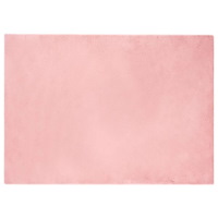 vidaXL Fusk-kaninpälsmatta Olite Rosa 240 x 340 cm Polyester