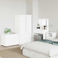 vidaXL Förvaringsskåp Vit 80 x 48 x 57 cm Konstruerat trä