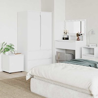 vidaXL Badrumsskåp Vit 40,5 x 40 x 44 cm Konstruerat trä