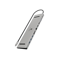 RAIDSONIC ICY BOX IB-DK2106a-CPD - dockningsstation - USB-C / Thunderbolt 3 - 2 x HDMI, VGA - 1GbE