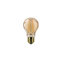 Philips Philips Vintage - LED-glödlampa med filament - form: A60 - E27 - 7 W - flamljus - 1800 K - bärnsten