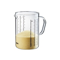 Gefu GEFU METI, 1 l, ml, oz, Borosilikatglas, Transparent, 115 mm...