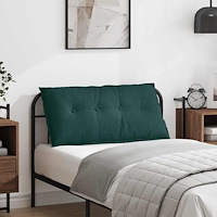 vidaXL Ryggkudde Mörkgrön 100 x 19 x 50 cm tyg