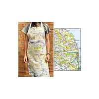 The Sugar Shed OS Map Adult Apron - The Broads