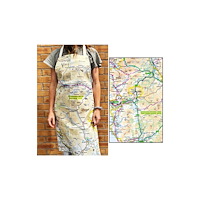 The Sugar Shed OS Map Adult Apron - Snowdonia National Park