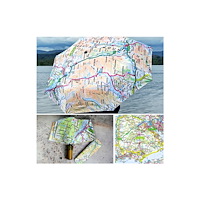 The Sugar Shed OS Map Premium Umbrella - New Forest National Park