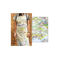 The Sugar Shed OS Map Adult Apron - New Forest National Park